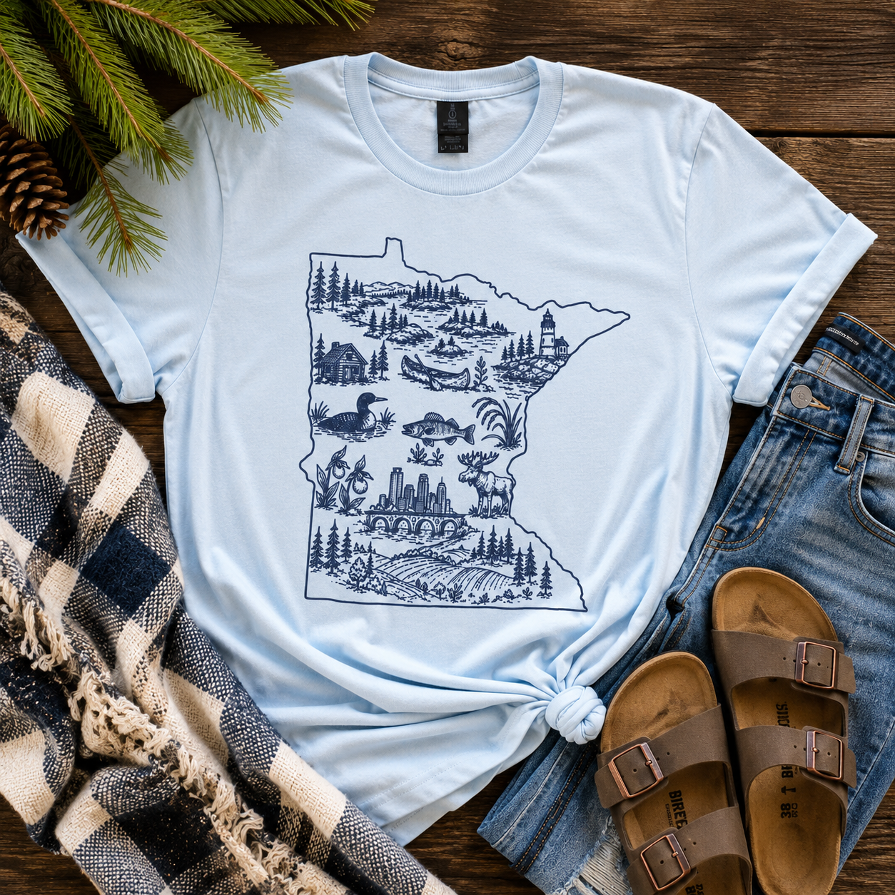 Scenic MN tee