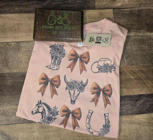 Western Bow Tee