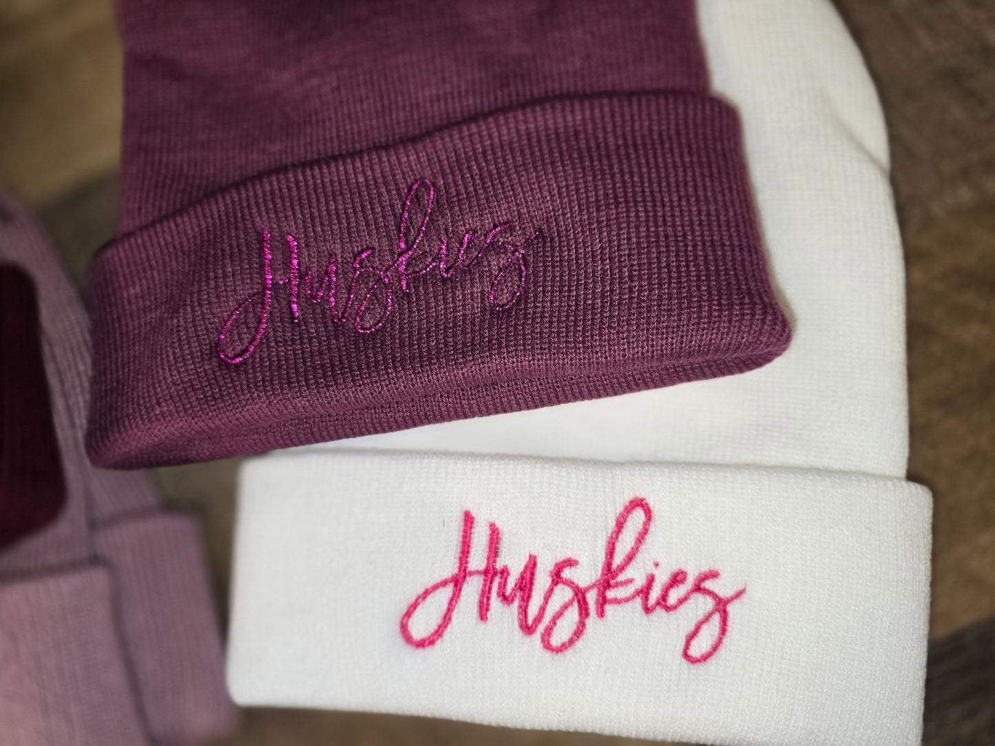 Knit Huskies Hat