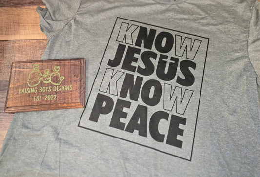 Know Jesus t shirt