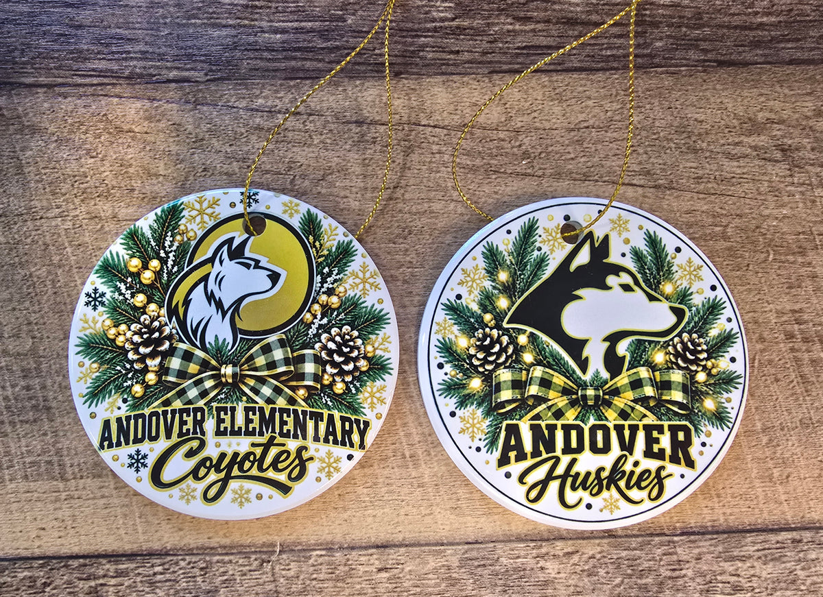 Andover school spirit ornament