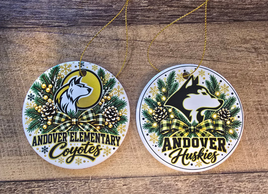 Andover school spirit ornament