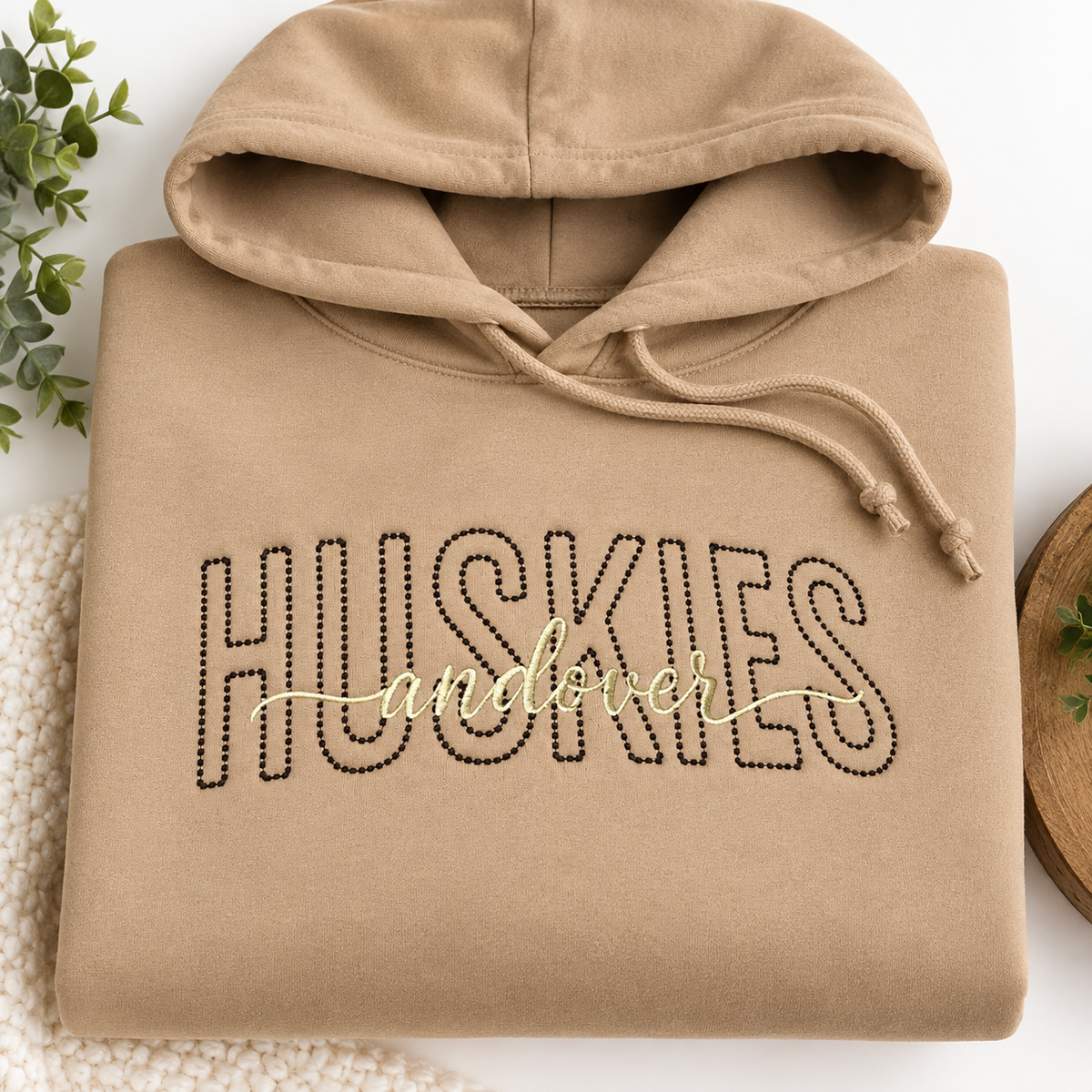 Andover Huskies Dot Hoodie