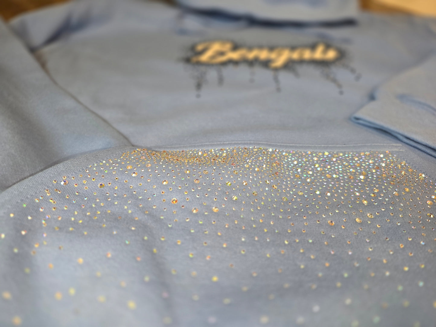 Bengals Luxe Rhinestone Hoodie