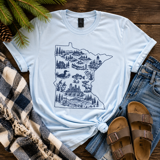 Scenic MN tee