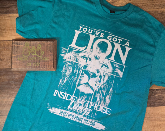 You've got a Lion inside of those lungs tee