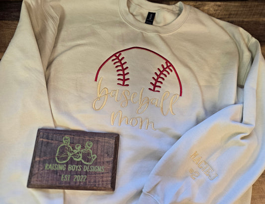 Baseball Mom crewneck